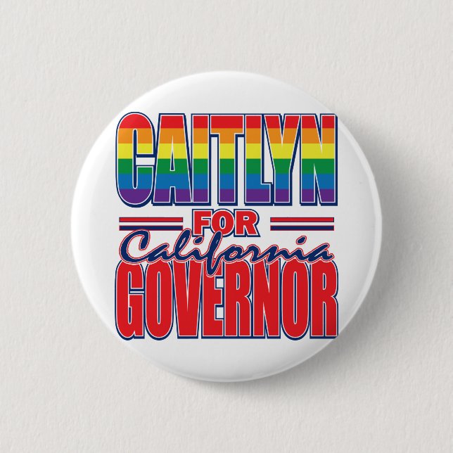 Caitlyn-for-GOV-Gay-Pride-Flagga-Cal- Knapp (Framsida)