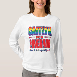 Caitlyn för guvernör t shirt