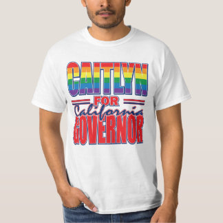 Caitlyn för guvernör t shirt