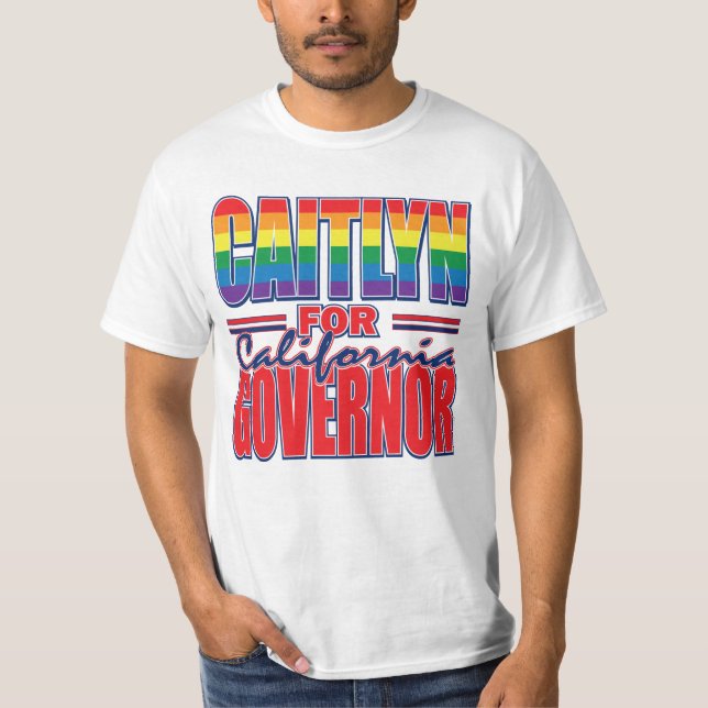 Caitlyn för guvernör t shirt (Framsida)