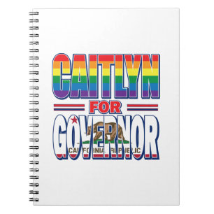 Caitlyn Gay pride för guvernör Anteckningsbok