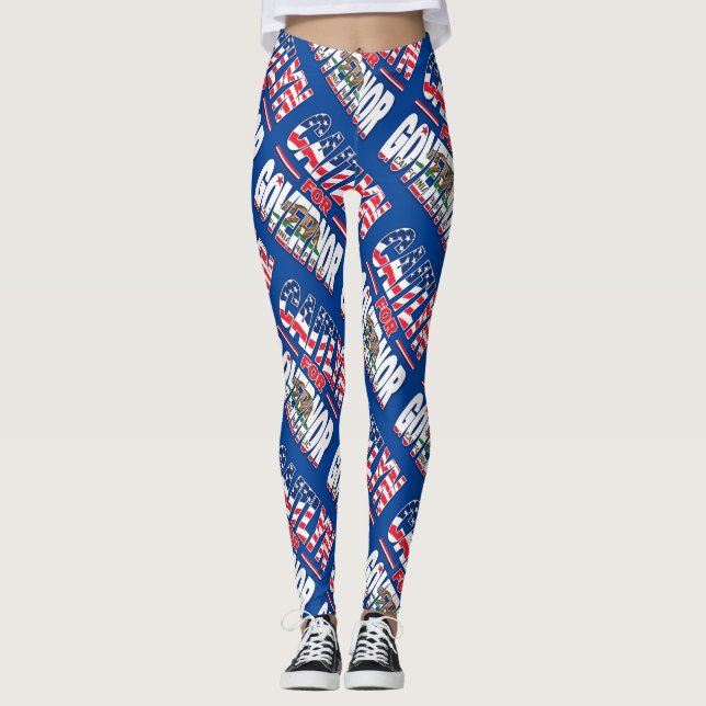 Caitlyn Jenner för guvernör Leggings (Framsida)
