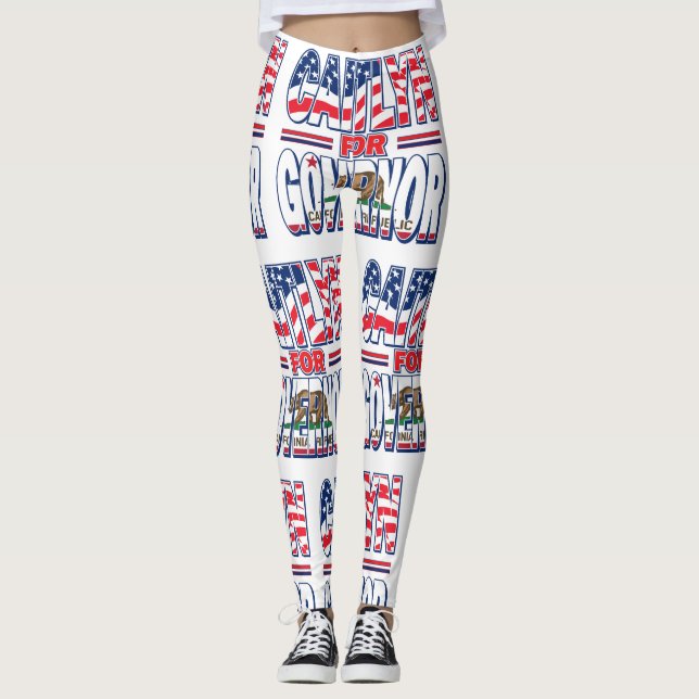Caitlyn Jenner för guvernör Leggings (Framsida)