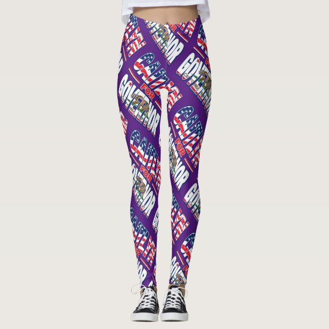 Caitlyn Jenner för guvernör Leggings (Framsida)