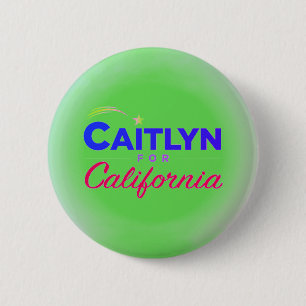 Caitlyn Jenner för Kalifornien 2021 Button Knapp