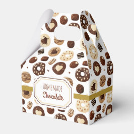 Caja de regalo con diferentes dulces de chocolate presentaskar