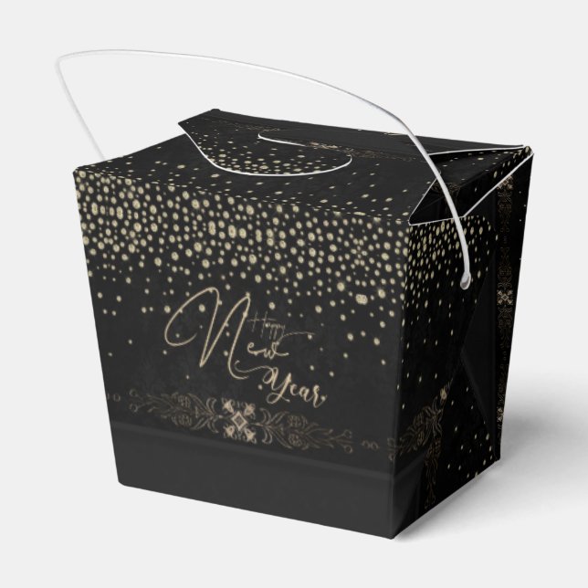 Caja de regalo con feliz año con cristales presentaskar (Baksidan Sidan)