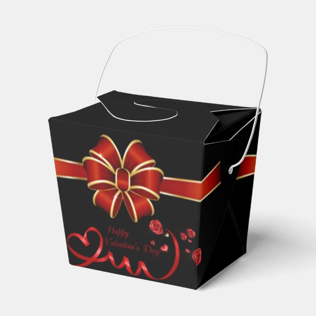 caja de regalos para  San Valentín con cinta Presentaskar (Framsidan Sidan)