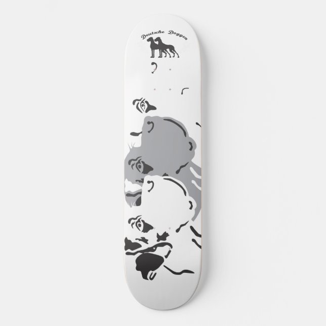 Caja Grand Danois Mini Skateboard Bräda 18,5 Cm (Framsida)
