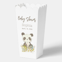 Caja Palomitas Baby Shower Panda Presentaskar