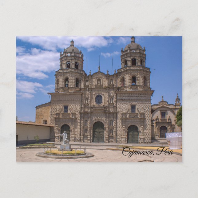Cajamarca, Perú, Iglesia San Francisco Vykort (Framsida)
