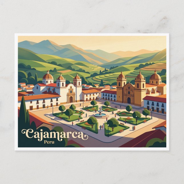 Cajamarca Peru Vykort (Framsida)