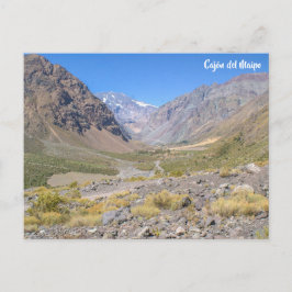 Cajón del Maipo, Chile Vykort