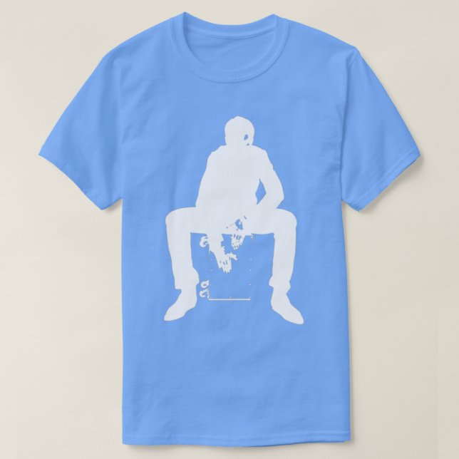 Cajon Player White T Shirt (Design framsida)
