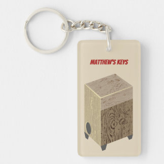 Cajon trummar personligen Keychain