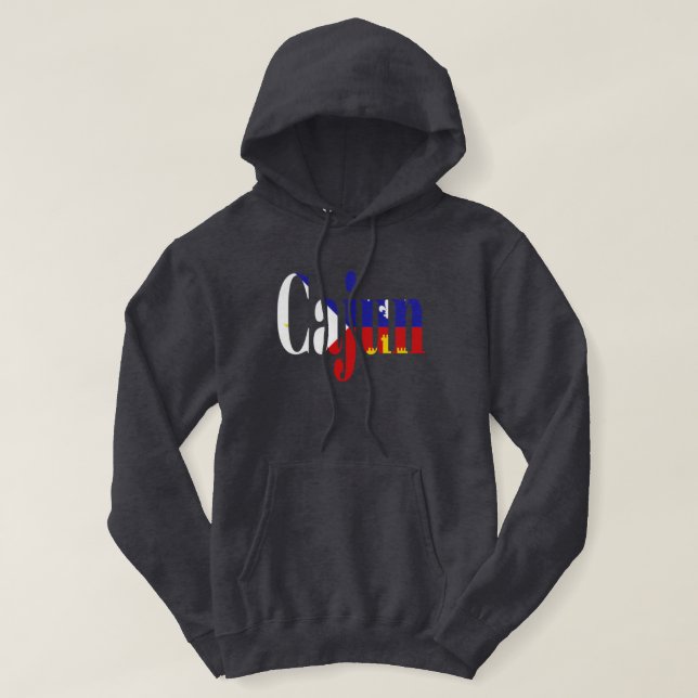 Cajun Acadian flaggaLouisiana Hoodie (Design framsida)