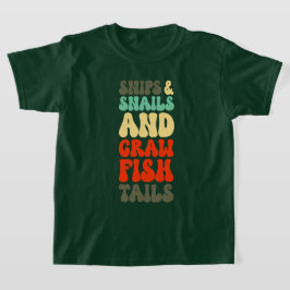 Cajun Boys tillverkad av Snips Snigel Kräftor Svan T Shirt