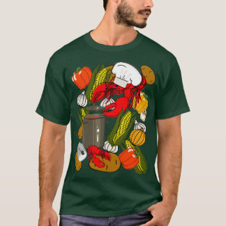 Cajun Cooking Kräftor Gumbo Louisiana T Shirt
