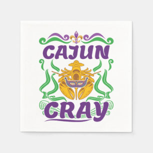 Cajun Cray Kräftor Boil Louisiana New Orleans Pappersservett