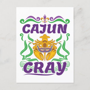 Cajun Cray Kräftor Boil Louisiana New Orleans Vykort