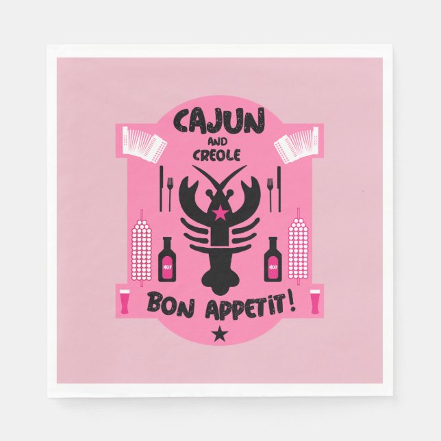 Cajun & Creole Cooks Pappersservett (Framsidan)