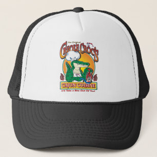 Cajun Crocs Ceole Cuisine Truckerkeps