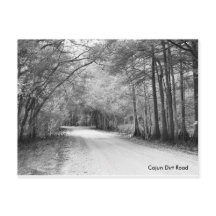 Cajun Dirt Road-vykort