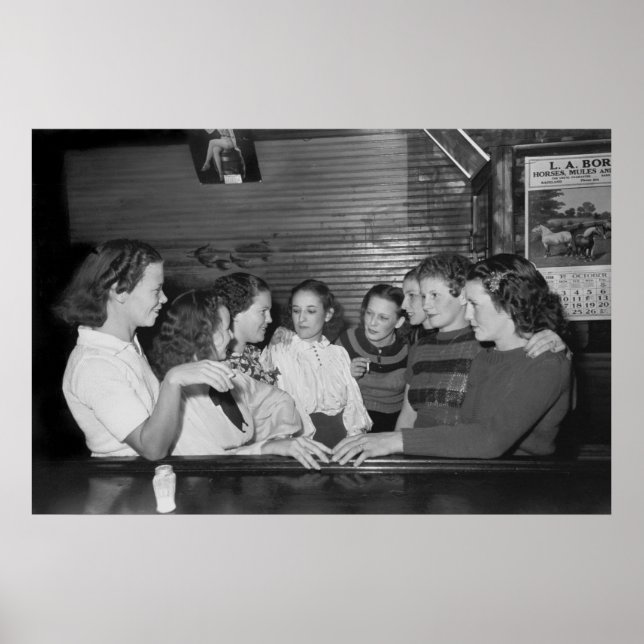 Cajun Girls, 1938 Poster (Framsidan)