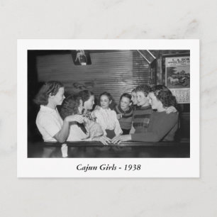 Cajun Girls, 1938 Vykort