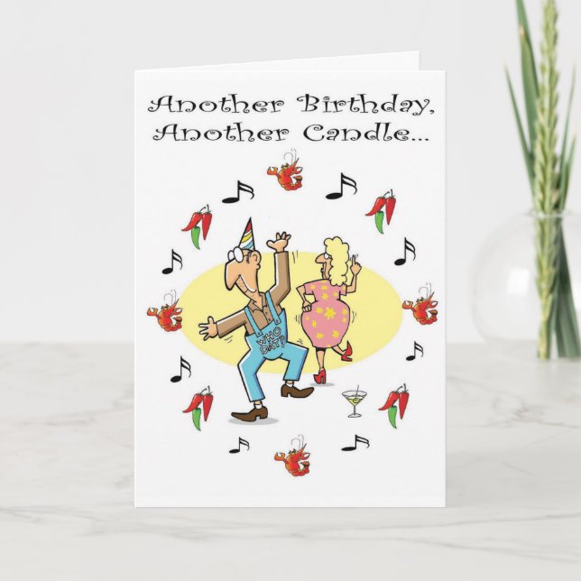 Cajun hälsningar kort (Framsida)