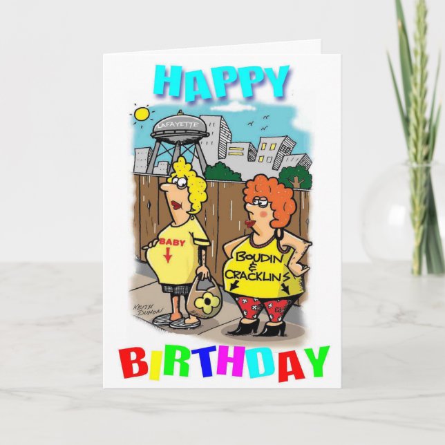 Cajun hälsningkort kort (Framsida)