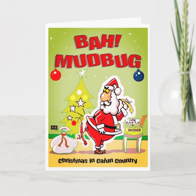 Cajun hälsningkort kort (Framsida)