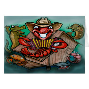 Cajun Hälsningskort