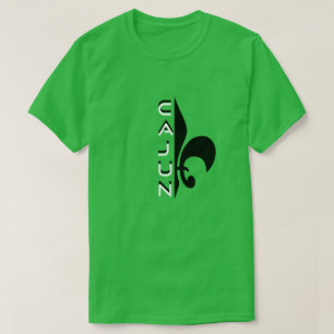 Cajun Halva Fleur De Lis Utslagsplats skjorta T Shirt