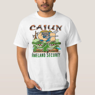 Cajun hemlandsäkerhet t shirt