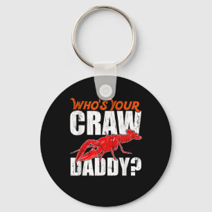 Cajun Kräftor Crawfather Crayfish Gift Älskare Nyckelring