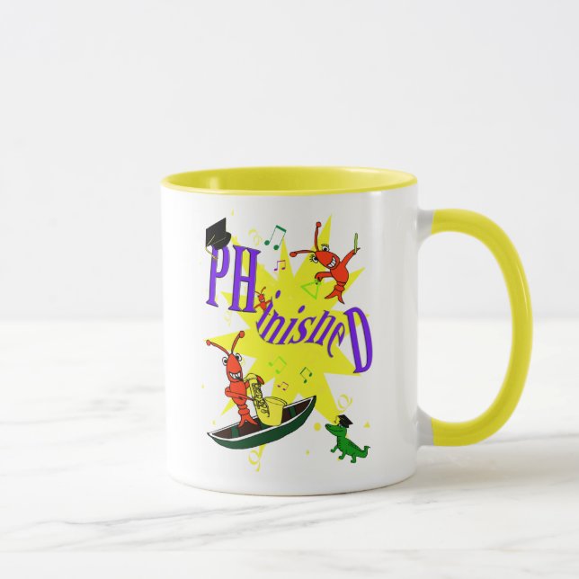Cajun kräftor PH.d. "Phinished ", Mugg (Höger)