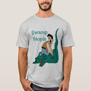 Cajun massage, alligator, träskfolk tee