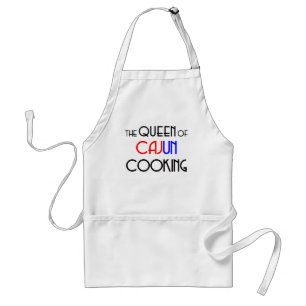 cajun-matdrottning förkläde