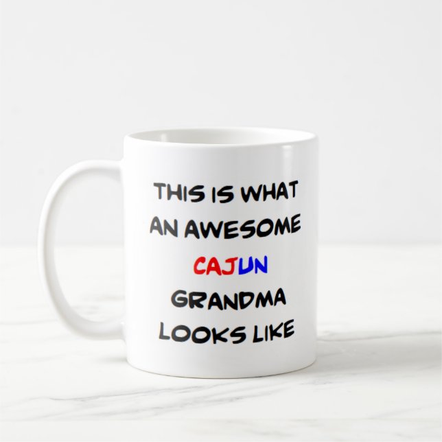 cajun morma, fantastisk kaffemugg (Vänster)