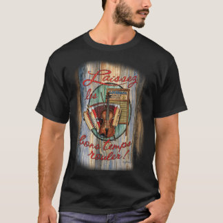 Cajun-Musik-Instrumenterar T-shirt
