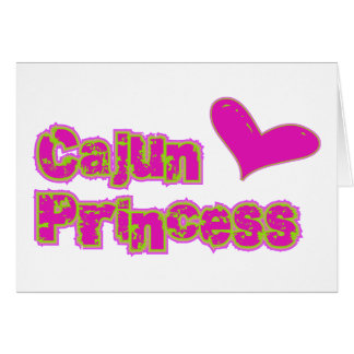 Cajun Princess Hälsningskort