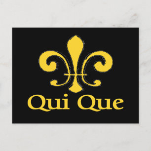 Cajun Qui Que Vykort