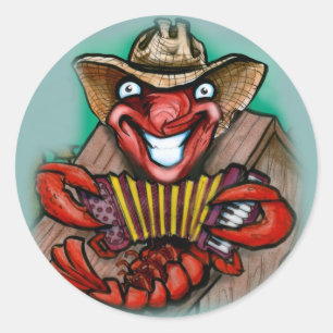 Cajun Runt Klistermärke