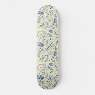 Cajun Seafood Boil - Southern Coastal Food Art Mini Skateboard Bräda 18,5 Cm