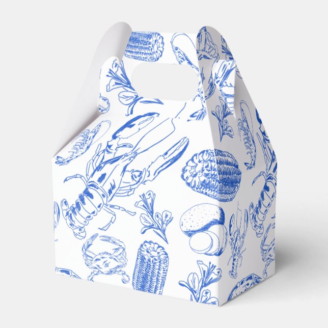 Cajun Seafood Boil - Southern Coastal Food Art Presentaskar (Framsidan Sidan)