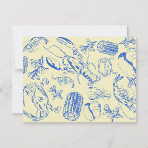 Cajun-sjöfoodstuvning – Södra kustens mat Postcard Vykort