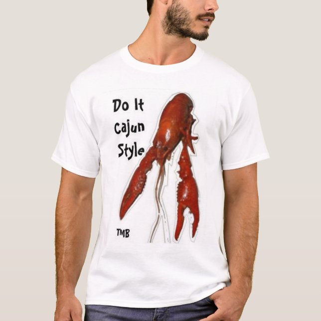 Cajun_Style_Crawfish_tshirt Tröja (Framsida)