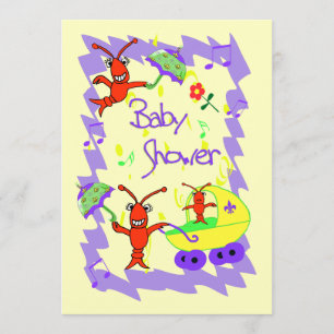 Cajun Themed baby showerinbjudan Inbjudningar