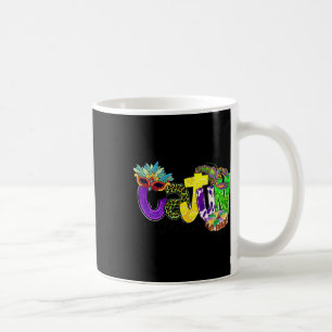 Cajun till kärnan Mardi Mardi Gras Louisiana Carni Kaffemugg